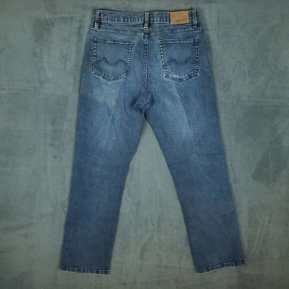 Urban Star Jeans Mens 32x30 Dark Wash Straight Leg Stretch Denim Blue Y2K Street - Picture 3 of 15